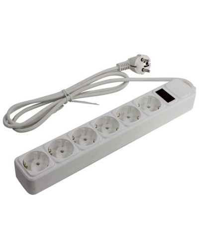 SP6W-130. Сетевой фильтр 6 розеток, 3м, белый. 5bites в Ростове-на-Дону