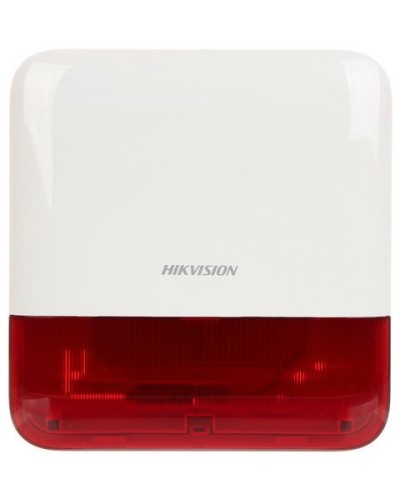 DS-PS1-E-WE Red Indicator. Оповещатель свето-звуковой радиоканальный уличный. AX PRO Hikvision в Ростове-на-Дону