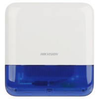 DS-PS1-E-WE Blue Indicator. Оповещатель свето-звуковой радиоканальный уличный. AX PRO Hikvision