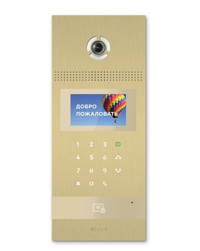 AA-12FB GOLD. Вызывная панель подъездного IP-домофона. BAS-IP в Ростове-на-Дону