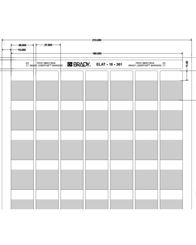 ELAT-18-361-2.5 (уп. 2500 шт.): Этикетка в Ростове-на-Дону