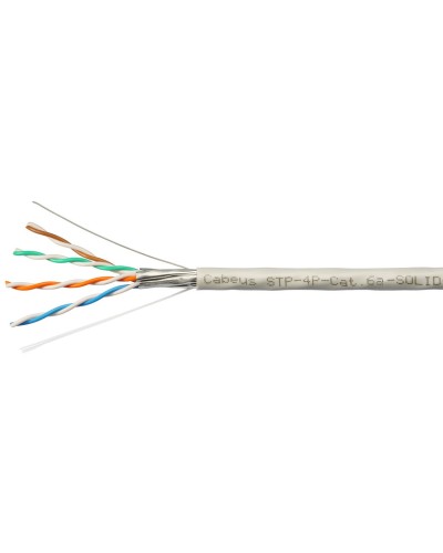 STP-4P-Cat.6a-SOLID-IN-PVC (7196c). Кабель «витая пара» (LAN) для структурированных систем связи. CABEUS в Ростове-на-Дону