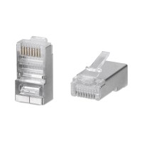 8P8C-SH-C6 (100 шт) (7245c). Разъем RJ-45. CABEUS