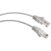 PC-UTP-RJ45-Cat.5e-20m-LSZH (9593c), серый. Патч-корд медный. CABEUS
