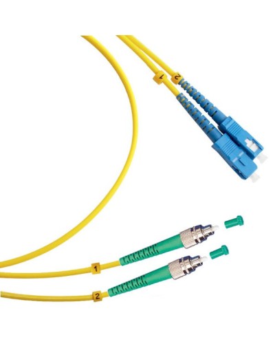 FOP(d)-9-FC/APC-SC/UPC-15m (8068c). Патч-корд оптический. CABEUS в Ростове-на-Дону