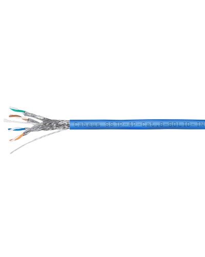 SSTP-4P-Cat.8-SOLID-IN-LSZH-BL-100 (7750c-1). Кабель «витая пара» (LAN) для структурированных систем связи. CABEUS в Ростове-на-Дону