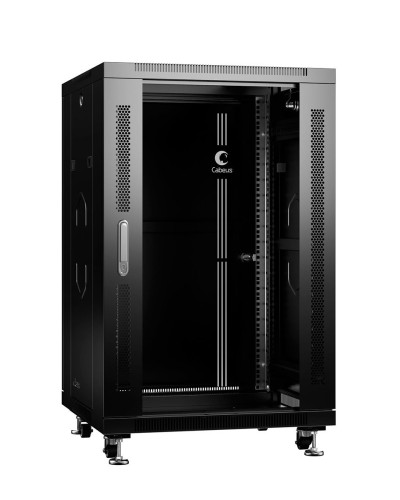 SH-05C-22U60/100-BK (8540c). Шкаф телекоммуникационный 19 напольный 22U. CABEUS в Ростове-на-Дону