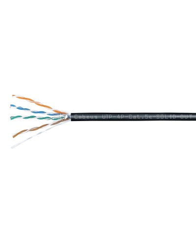 UTP-4P-Cat.5e-SOLID-OUT-LSZH-UV (7172c). Кабель «витая пара» (LAN) для структурированных систем связи. CABEUS в Ростове-на-Дону