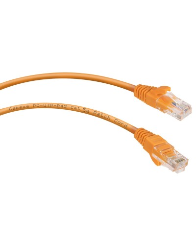 PC-UTP-RJ45-Cat.5e-2m-OR-LSZH (9523c), оранжевый. Патч-корд медный. CABEUS в Ростове-на-Дону