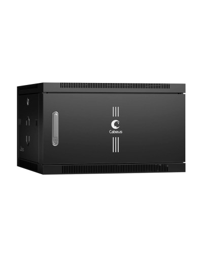 SH-05F-6U60/45m-BK (8599c). Шкаф телекоммуникационный 19 настенный 6U. CABEUS в Ростове-на-Дону