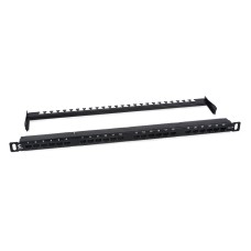 PLHD-24-Cat.6a-Dual-180-0,5U (9665c): Патч-панель 19"