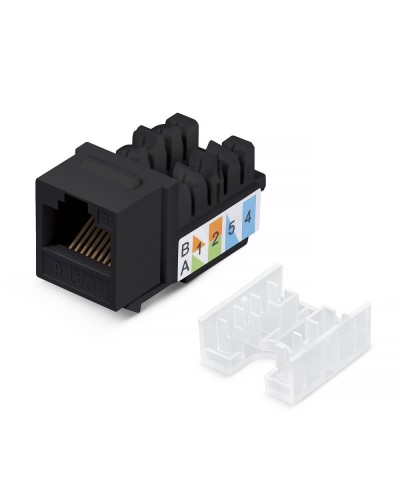 KJ-RJ45-Cat.6-90-SW-BK (10102c). Вставка Keystone Jack RJ-48. CABEUS в Ростове-на-Дону
