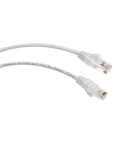 PC-UTP-RJ45-Cat.6-5m-LSZH (8881c), серый. Патч-корд медный. CABEUS в Ростове-на-Дону