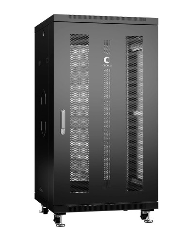 ND-05C-22U60/60-BK (8549c). Шкаф телекоммуникационный 19 напольный 22U. CABEUS в Ростове-на-Дону