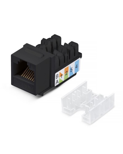 KJ-RJ45-Cat.5e-90-SW-BK (10101c): Вставка Keystone Jack RJ-47 в Ростове-на-Дону