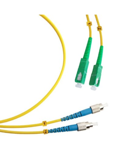 FOP(d)-9-SC/APC-FC/UPC-3m (8124c). Патч-корд оптический. CABEUS в Ростове-на-Дону