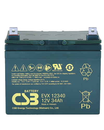 CSB EVX 12340. Аккумулятор герметичный свинцово-кислотный. CSB в Ростове-на-Дону