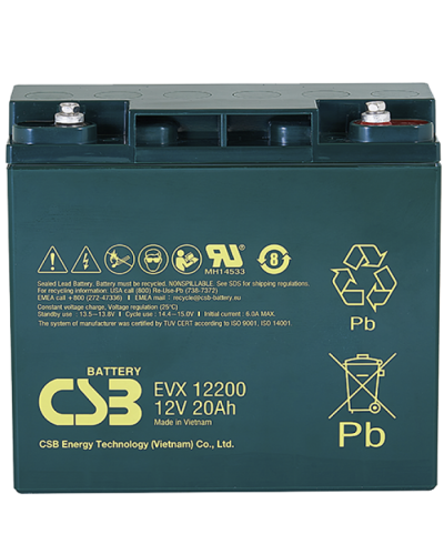 CSB EVX 12200. Аккумулятор герметичный свинцово-кислотный. CSB в Ростове-на-Дону
