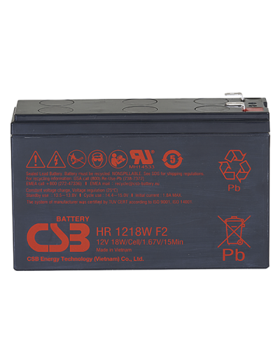 CSB HR 1218W. Аккумулятор герметичный свинцово-кислотный. CSB в Ростове-на-Дону