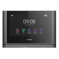 CDV-1024MA/VZ (темное серебро) Black Smog. Монитор видеодомофона цветной. Commax
