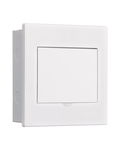 Корпус ЩРВ-М 6 модулей IP41 встраиваемый белая дверь (31101DEK). Корпус пластиковый. DEKraft в Ростове-на-Дону