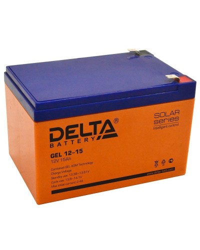 Delta GEL 12-15. Аккумулятор герметичный свинцово-кислотный. Delta в Ростове-на-Дону
