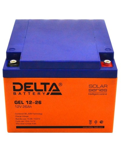 Delta GEL 12-26. Аккумулятор герметичный свинцово-кислотный. Delta в Ростове-на-Дону