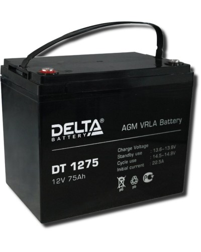 Delta DT 1275. Аккумулятор герметичный свинцово-кислотный. Delta в Ростове-на-Дону