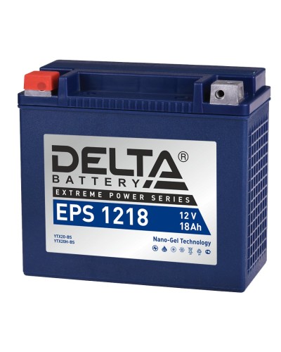 Delta EPS 1218. Аккумулятор герметичный свинцово-кислотный стартерный. Delta в Ростове-на-Дону
