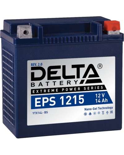 Delta EPS 1215. Аккумулятор герметичный свинцово-кислотный стартерный. Delta в Ростове-на-Дону