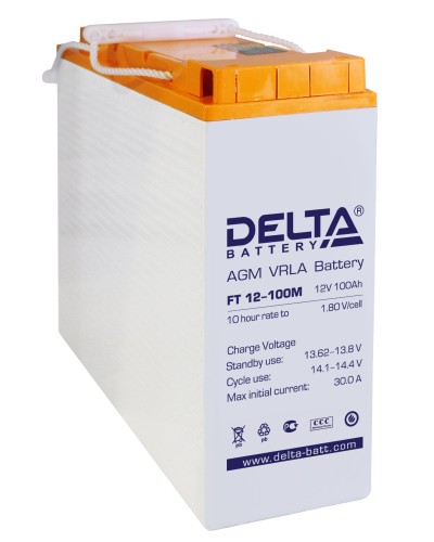 Delta FT 12-100 M. Аккумулятор герметичный свинцово-кислотный. Delta в Ростове-на-Дону