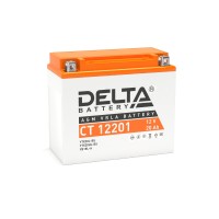 Delta CT 12201. Аккумулятор герметичный свинцово-кислотный стартерный. Delta