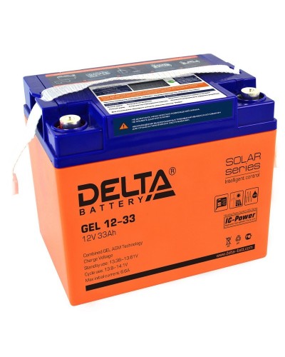 Delta GEL 12-33. Аккумулятор герметичный свинцово-кислотный. Delta в Ростове-на-Дону