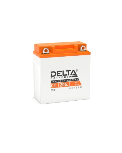 Delta CT 1205.1. Аккумулятор герметичный свинцово-кислотный стартерный. Delta в Ростове-на-Дону