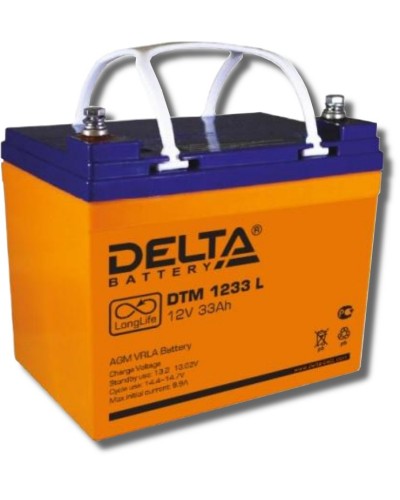 Delta DTM 1233 L. Аккумулятор герметичный свинцово-кислотный. Delta в Ростове-на-Дону