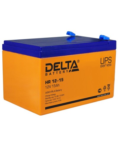 Delta HR 12-15. Аккумулятор герметичный свинцово-кислотный. Delta в Ростове-на-Дону