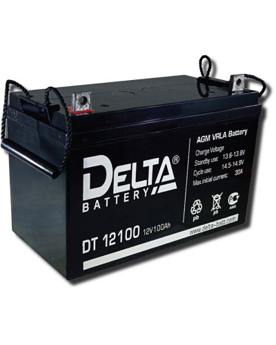 Delta DT 12100. Аккумулятор герметичный свинцово-кислотный. Delta в Ростове-на-Дону