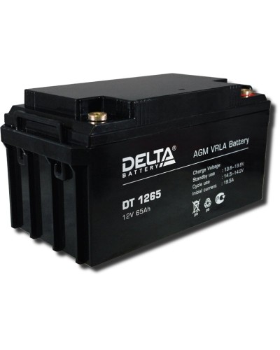 Delta DT 1265. Аккумулятор герметичный свинцово-кислотный. Delta в Ростове-на-Дону