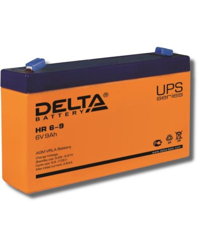 Delta HR 6-9. Аккумулятор герметичный свинцово-кислотный. Delta в Ростове-на-Дону