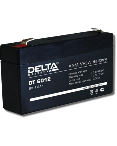 Delta DT 6012. Аккумулятор герметичный свинцово-кислотный. Delta в Ростове-на-Дону