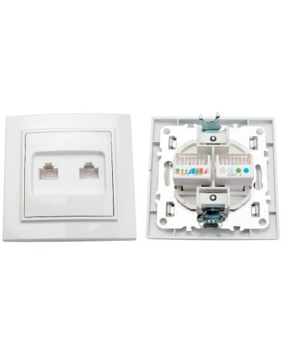 Минск Розетка RJ-45+Phone СП (ERK00-135-10). Розетка RJ-45+Phone СП. EKF в Ростове-на-Дону