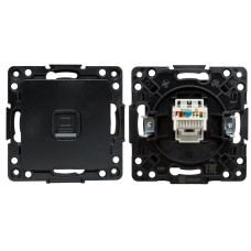 Стокгольм Механизм Розетки RJ-45 1-местной (EZK01-035-10). Механизм Розетки RJ-45 1-местной. EKF