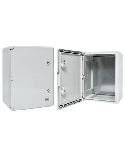 Бокс пластиковый с монтажной платой 400х300х220 IP65 PROxima (PB65MP004). Бокс пластиковый антивандальный. EKF в Ростове-на-Дону
