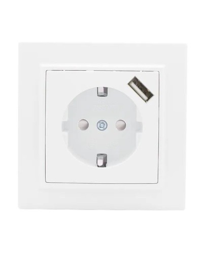Минск Розетка 1-местная СП с/з 16А (ERR16-028-100-USB). Розетка 1-местная СП с/з 16А. EKF в Ростове-на-Дону