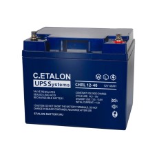 C.ETALON CHRL 12-40. Аккумулятор герметичный свинцово-кислотный. ETALON