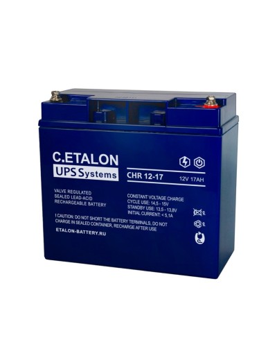 C.ETALON CHR 12-17. Аккумулятор герметичный свинцово-кислотный. ETALON в Ростове-на-Дону