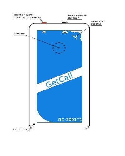 GC-3001T1. Переговорное устройство ремонтной связи. GETCALL в Ростове-на-Дону