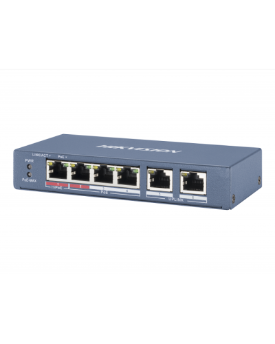DS-3E0106HP-E. Коммутатор с питанием POE. Hikvision в Ростове-на-Дону
