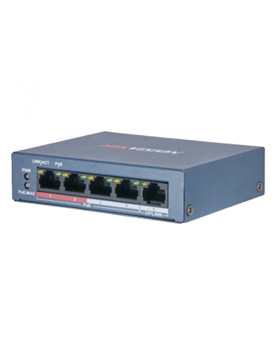 DS-3E0105P-E/M(B). Коммутатор с питанием POE. Hikvision в Ростове-на-Дону
