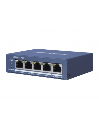 DS-3E0505P-E/M. Коммутатор с питанием POE. Hikvision в Ростове-на-Дону
